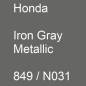 Preview: Honda, Iron Gray Metallic, 849 / N031.